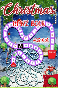 Christmas Maze Book For Kids