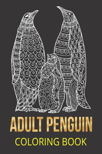 Adult Penguin Coloring book