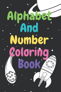 Alphabet and Number Coloring Book