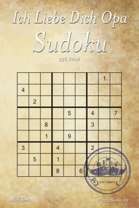 Ich Liebe Dich Opa Sudoku - 276 Rätsel