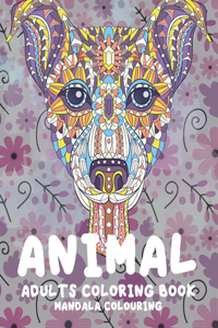 Mandala Colouring Adults Coloring Book - Animal