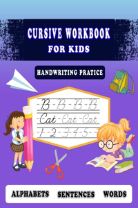 Cursive Workbook for kids -Handwriting Pratice