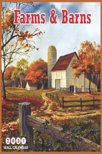 Farms & Barns 2021 Wall Calendar