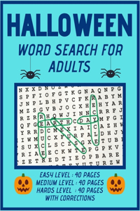 Halloween Word Search for Adults