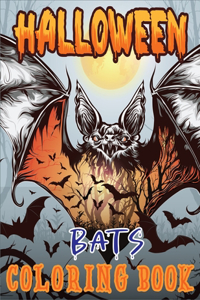 Halloween Bats Coloring Book