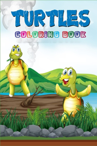 Turtles Coloring Book
