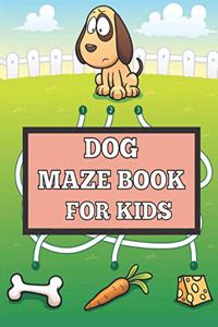 Dog maze book for kids