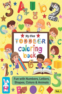 My First Toddler Coloring Book