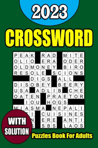 Crossword Puzzle Book For Adults With Solution