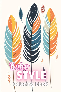 Boho Style Coloring Book