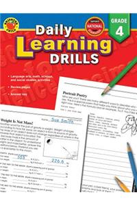 Daily Learning Drills, Grade 4
