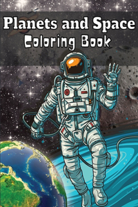 Planets And Space Coloring Book