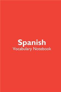 Spanish Vocabulary Notebook