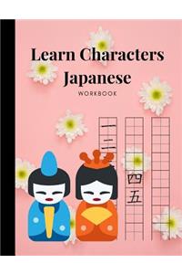 Learn Characters Japanese Workbook