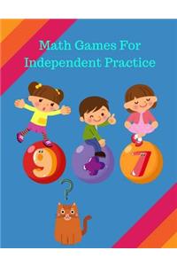 Math Games For Independent Practice