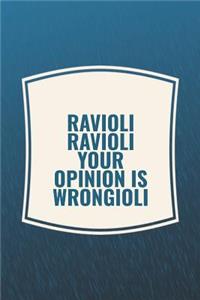 Ravioli Ravioli Your Opinion Is Wrongioli