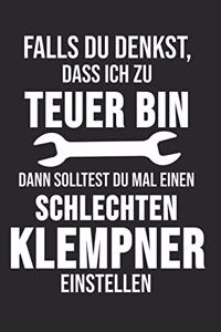Falls Du Denkst, Dass Ich Zu Teuer Bin Dann Solltest Du Mal Einen Schlechten Klempner Einstellen