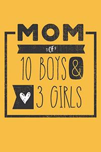 MOM of 10 BOYS & 3 GIRLS