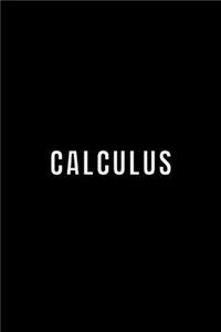 Calculus