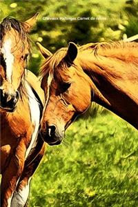 Chevaux Haflinger Carnet de notes