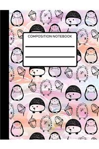 Hedgehog Composition Notebook