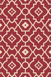Morrocan Design College Ruled Notebook