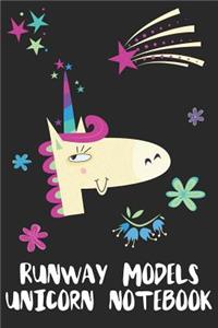 Runway Models Unicorn Notebook