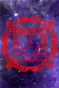 Muladhara Root Chakra Universe 6x9 100 College Ruled Lined Pages