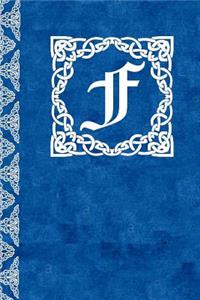F Monogram Scottish Celtic Journal/Notebook