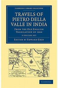 Travels of Pietro della Valle in India 2 Volume Paperback Set