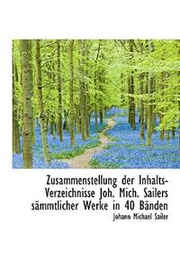 Zusammenstellung Der Inhalts-Verzeichnisse, 1841