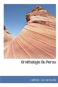 Ornithologie Du Perou