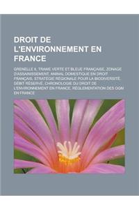 Droit de L'Environnement En France
