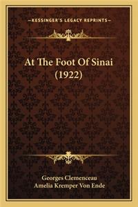 At the Foot of Sinai (1922)