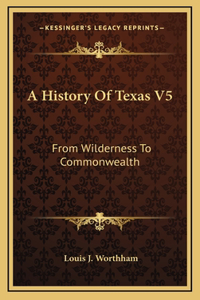 A History Of Texas V5