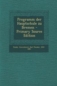 Programm Der Hauptschule Zu Bremen