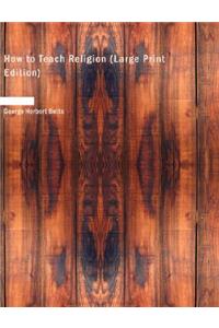 How to Teach Religion