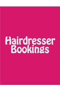 Hairdresser Bookings