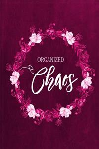 Chalkboard Journal - Organized Chaos (Pink)