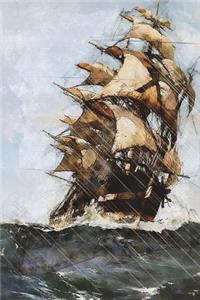 Sailing Ship at Sea Journal