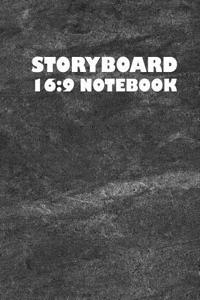 Storyboard Book: Large Print 16:9, 4 Panel Withs Narration Lines 120 Pages, (1:1.78) Us Digital Television, the Industry Standard for S