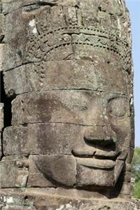 Close-Up of Stone Faces in Bayon Temple Siem Reap Cambodia Journal
