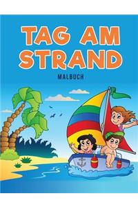 Tag am Strand Malbuch
