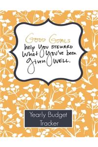 Good Goals Yearly Budget Tracker