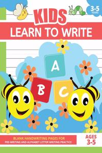 Learn To Write For Kids Ages 3-5