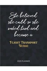 She Believed She Could So She Worked Hard And Became A Flight Transport Nurse