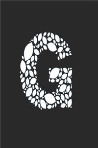 The Letter G from Leafs for nature lovers Journal