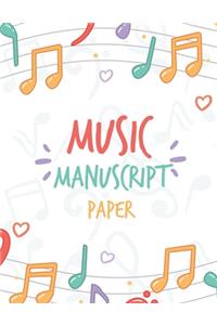 Blank Sheet Music Notebook