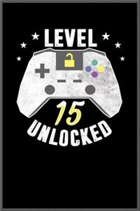 level 15 unlocked birthday gamer