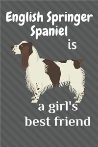 English Springer Spaniel is a girl's best friend